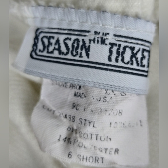 VINTAGE Season Ticket Women's Sz 6 Short Pants Corduroy High Rise Elastic Waist - Picture 6 of 7